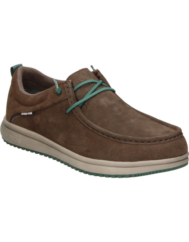 Zapato PITAS de Piel Waterproof Osaka para Hombre en Café