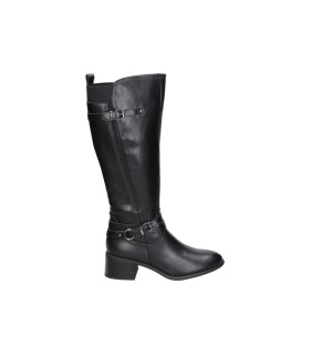 Botas altas de tacón D'Angela DHS31953 negras para mujer
