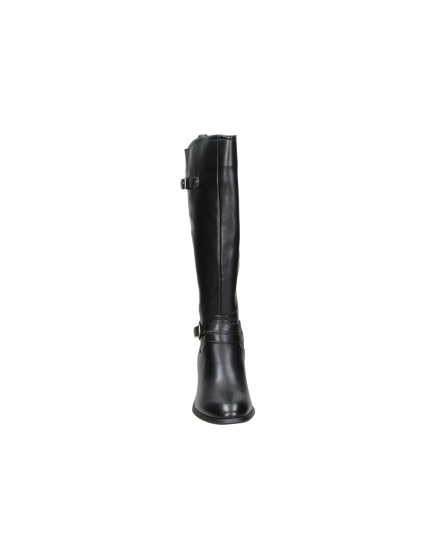 Botas altas de tacón D'Angela DHS31953 negras para mujer