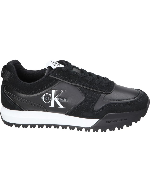 Zapatillas para mujer plataforma CALVIN KLEIN yw0yw020520gm en negro