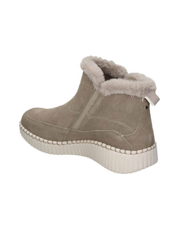 Botines SKECHERS Relaxed Fit: Wilshire Blvd Fresh Zip para Mujer en Taupe168108-tpe