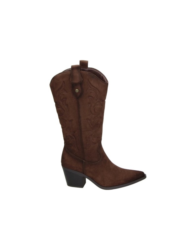 Botas cowboy D'ANGELA con Tacón para Mujer Marrones DJC31938