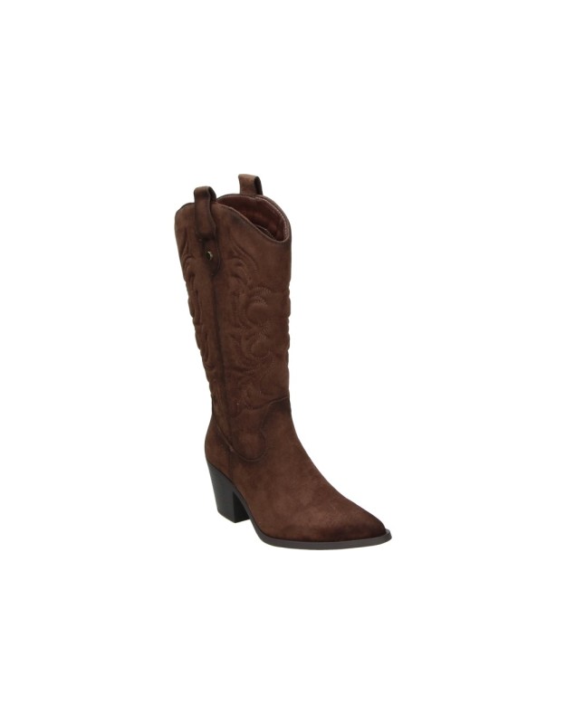 Botas cowboy D'ANGELA con Tacón para Mujer Marrones DJC31938