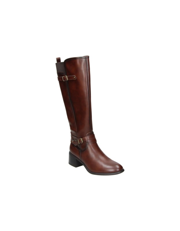 Botas altas D'Angela con Tacón para Mujer en color Marrón DHS31953