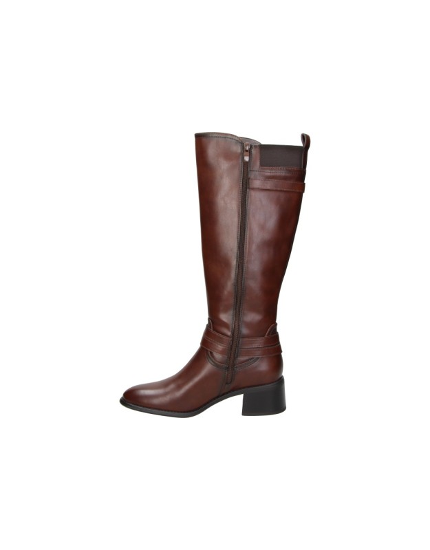 Botas altas D'Angela con Tacón para Mujer en color Marrón DHS31953