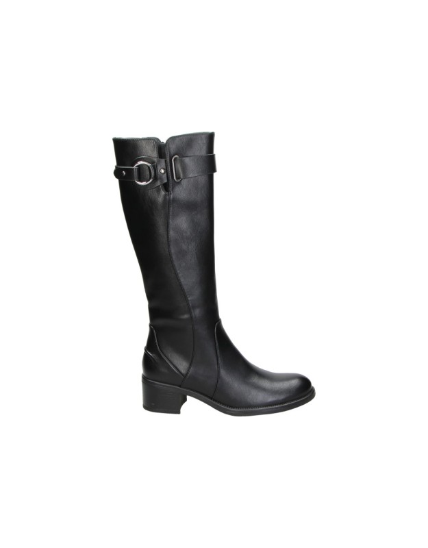 Botas de Tacón CHIKA10 Baiden 17 para Mujer en Color Negro