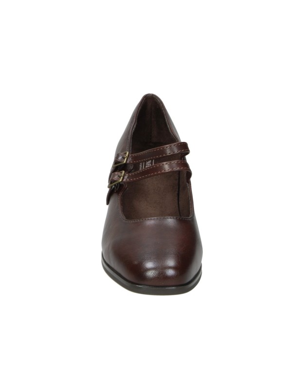 Zapatos Mary Jane HISPAFLEX para Mujer en Color Marrón  262072