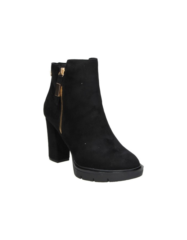 Botines de Tacón XTI para Mujer en Color Negro 146172