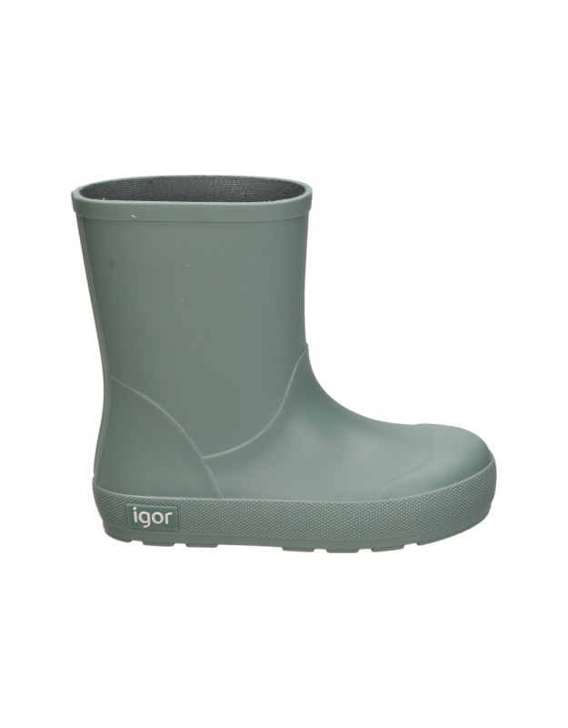 Botas de Agua IGOR Barefoot para Niña Verde Yogi