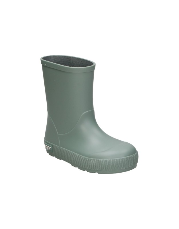 Botas de Agua IGOR Barefoot para Niña Verde Yogi
