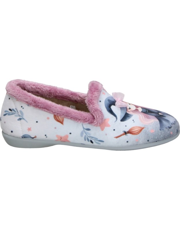 VULCA-BICHA rosa 2241 zapatillas de casa/pantuflas para niña