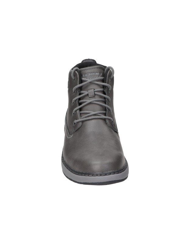Botines SKECHERS Relaxed Fit Garlan Deno para Hombre color Gris Waterproof 205235-char