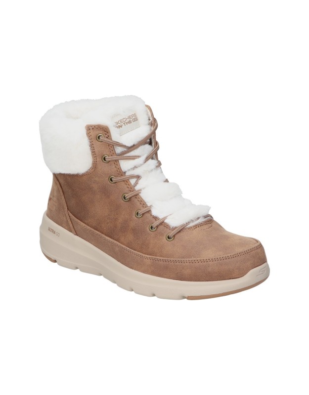 Botas SKECHERS On-the-GO Glacial Ultra Air Cooled para Mujer color Marrón 144202-csnt