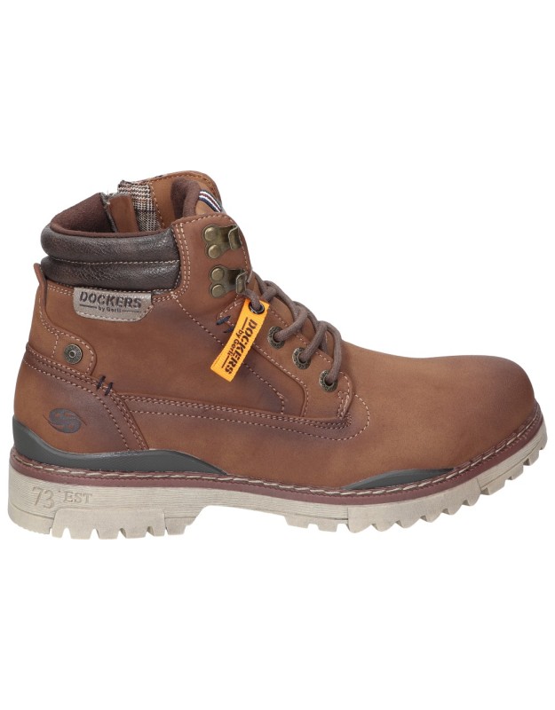 Botas de Invierno DOCKERS para Hombre Marrón Cuero 47ly001-620300