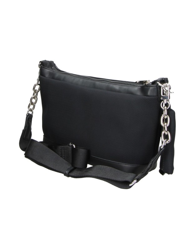 Bolso bandolera DEVOTA&LOMBA 160602 negro para mujer