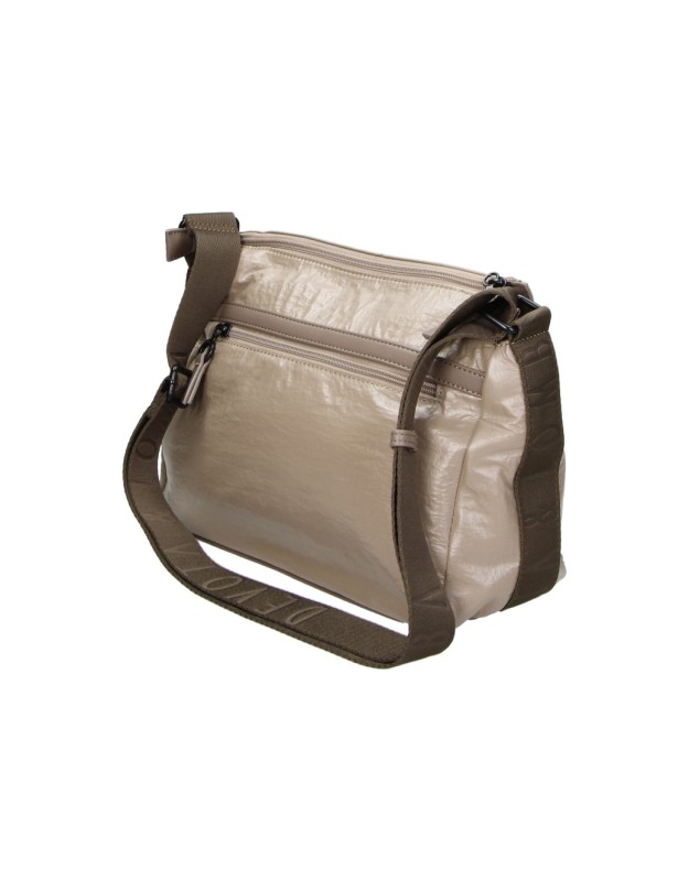 Bandolera DEVOTA&LOMBA para Mujer color Taupe con Bolsillos Frontales y Correa Ajustable 261606