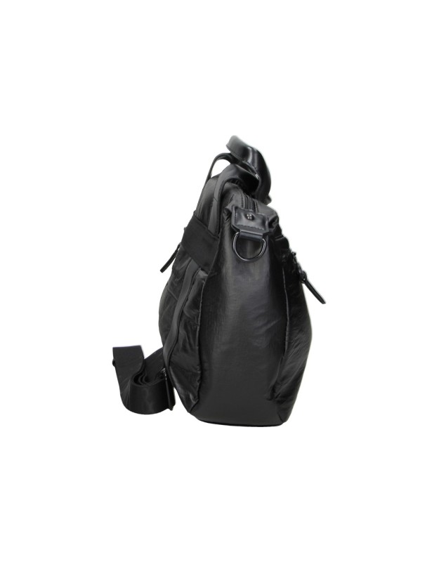 Bolso Shopper DEVOTA&LOMBA para Mujer color Negro con Asas y Correa Ajustable 261666