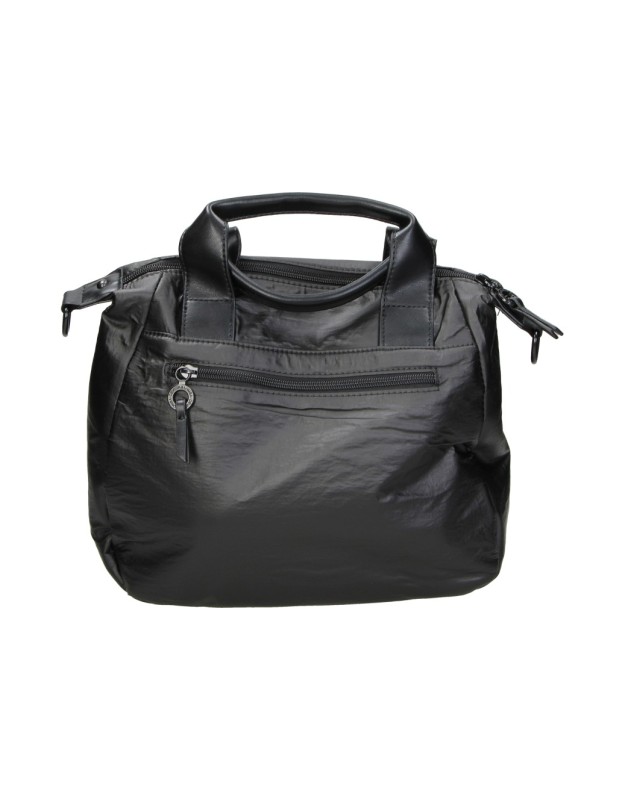 Bolso Shopper DEVOTA&LOMBA para Mujer color Negro con Asas y Correa Ajustable 261666