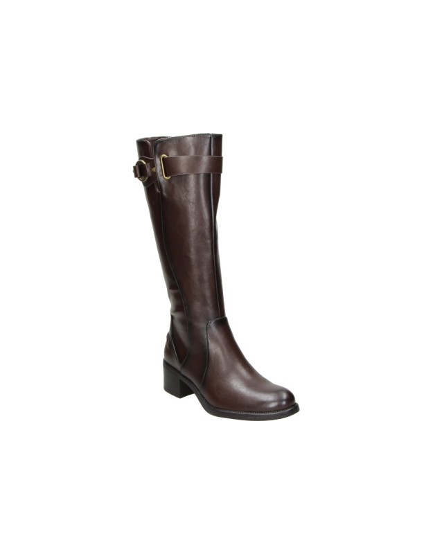 Botas de Tacón CHIKA10 Baiden 17 para Mujer en Color Marrón