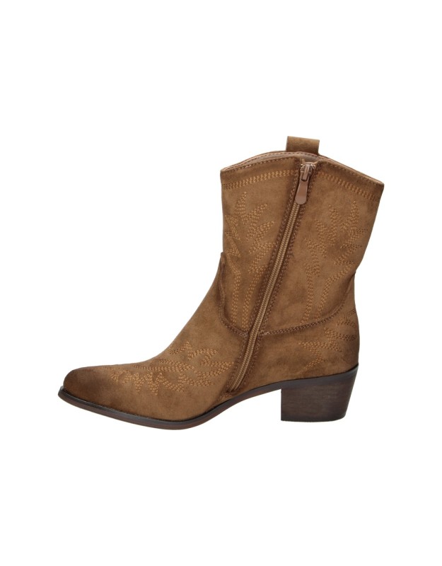 Botines Cowboy SKASUAL para Mujer en Color Marrón Camel 1423009
