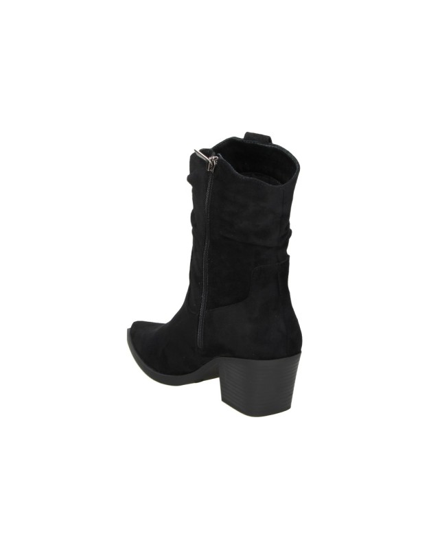 Botines Cowboy XTI para Mujer en Color Negro 130762
