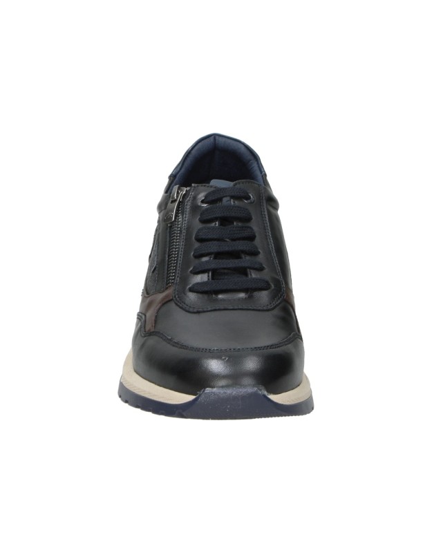 Zapatos de Piel FLUCHOS Karter para Hombre en Color Negro f2530