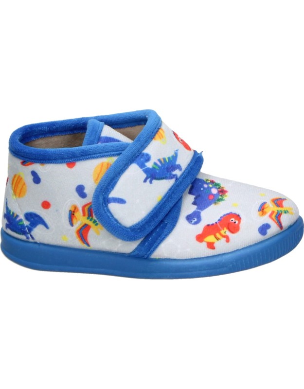 Zapatillas de casa/pantuflas para bebé VULCA-BICHA 1041 azul