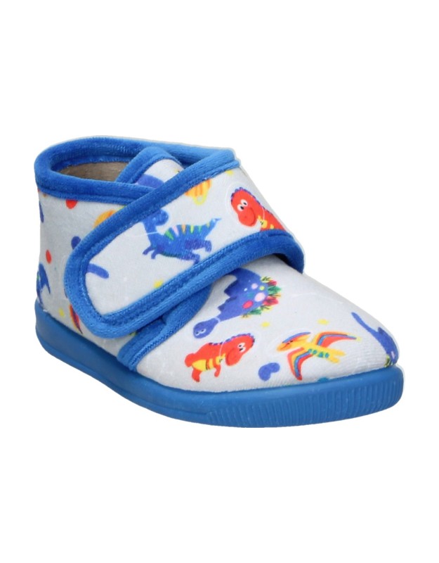 Zapatillas de casa/pantuflas para bebé VULCA-BICHA 1041 azul