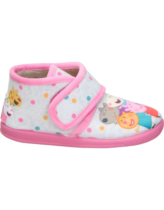 Zapatillas de casa Peppa Pig de VULCA-BICHA rosas para bebé 1082