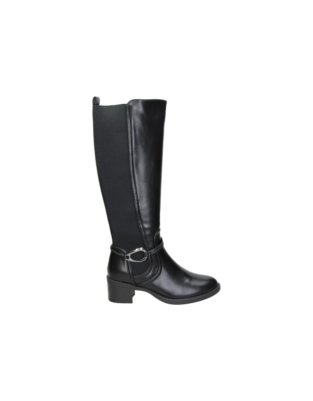 Botas altas con tacón AMARPIES azs31207 negras para mujer