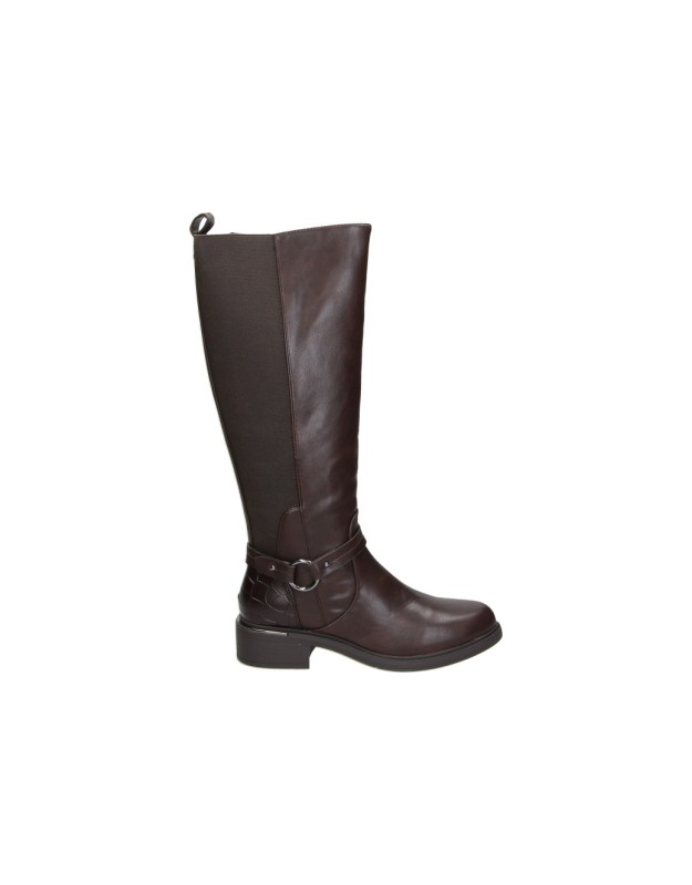 Botas altas con tacón AMARPIES azs31202 en marrón para mujer