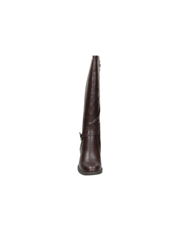 Botas altas con tacón AMARPIES azs31207 en marrón para mujer