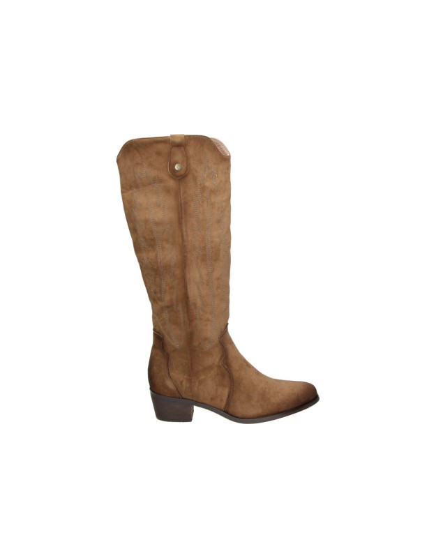 Botas cowboy de tacón SKASUAL 1424006 en marrón para mujer