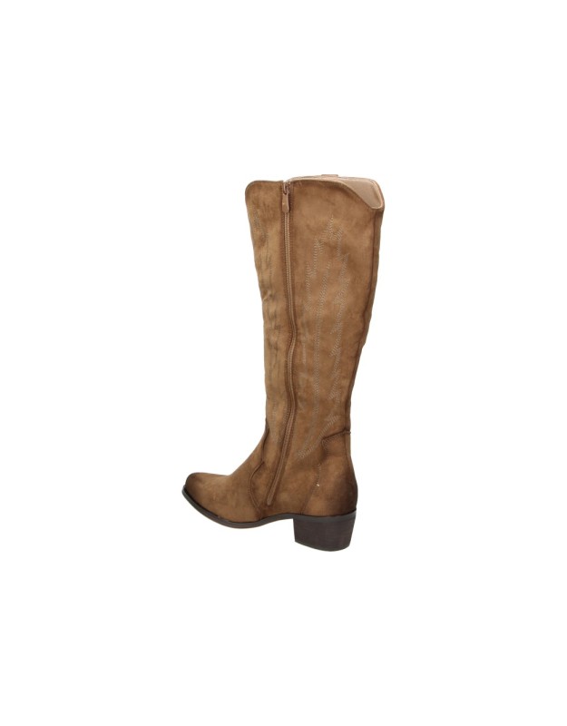 Botas cowboy de tacón SKASUAL 1424006 en marrón para mujer