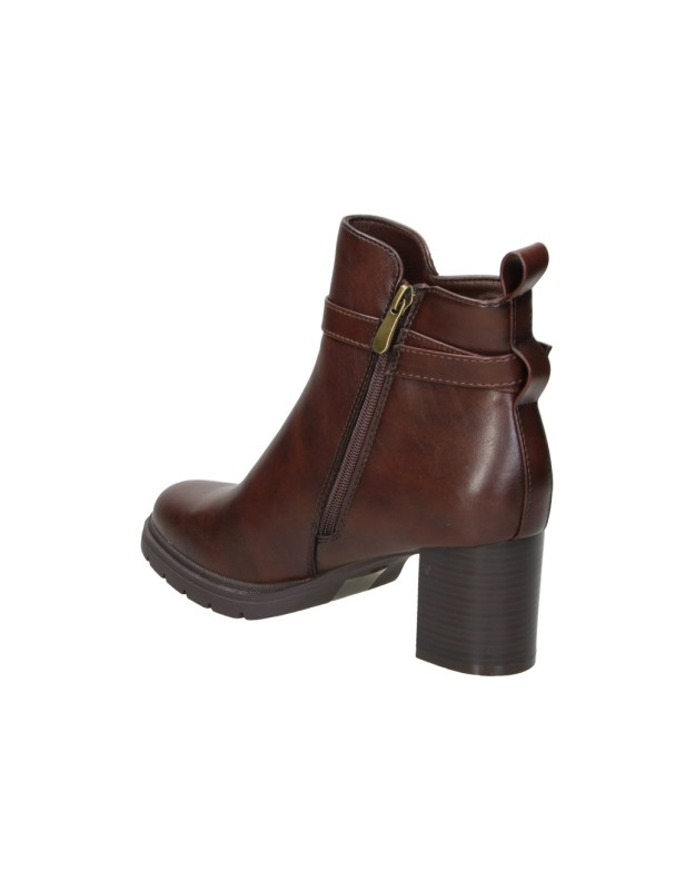 Botines de tacón HISPAFLEX 262087 marrones para mujer