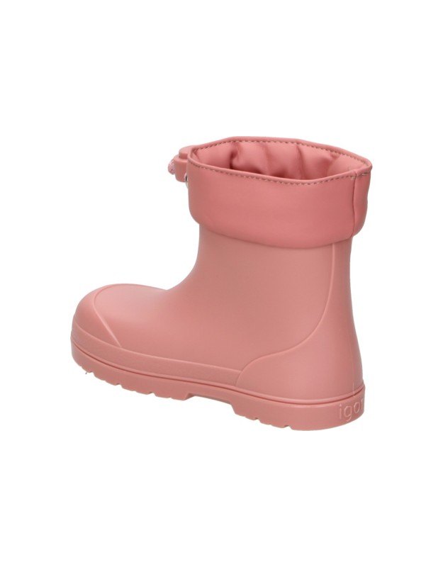 Botas de agua barefoot IGOR Mendi en color rosa para niña