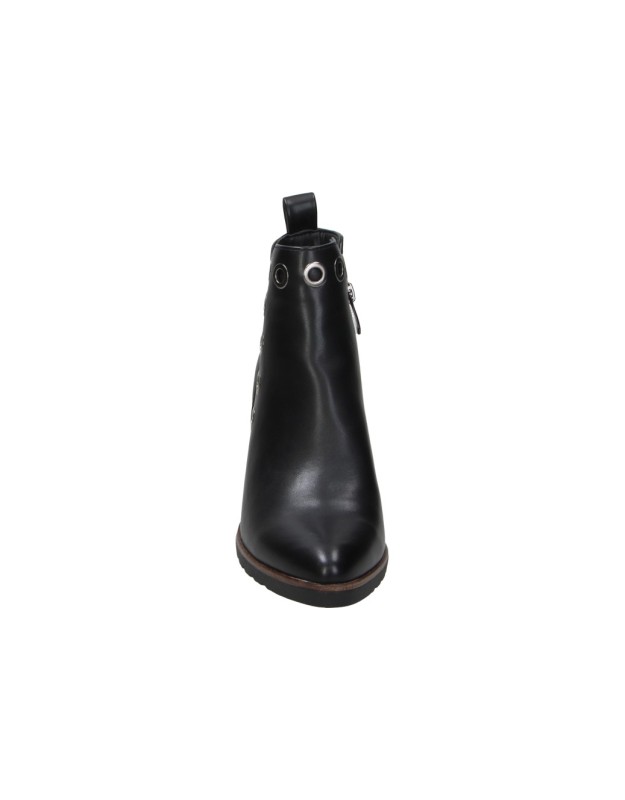 Botines con tacón alto HISPAFLEX 262008 negros para mujer