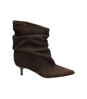 Botines de tacón SKYDIVA Savage en marrón chocolate para mujer