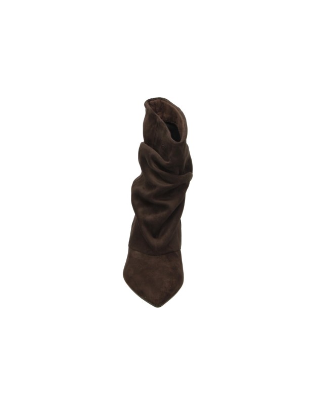 Botines de tacón SKYDIVA Savage en marrón chocolate para mujer
