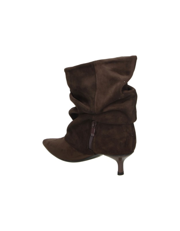 Botines de tacón SKYDIVA Savage en marrón chocolate para mujer