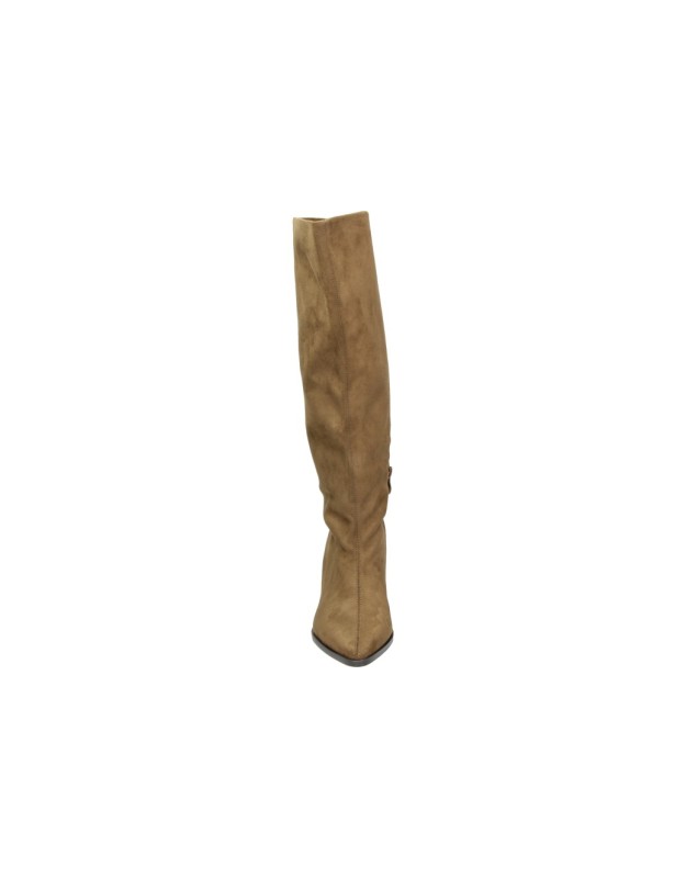 Botas altas con tacón SKYDIVA Wild en camel para mujer