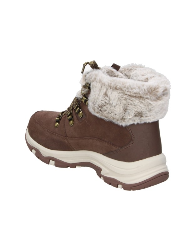 Botines waterproof Skechers Trego Snow Worries marrones 167882-choc