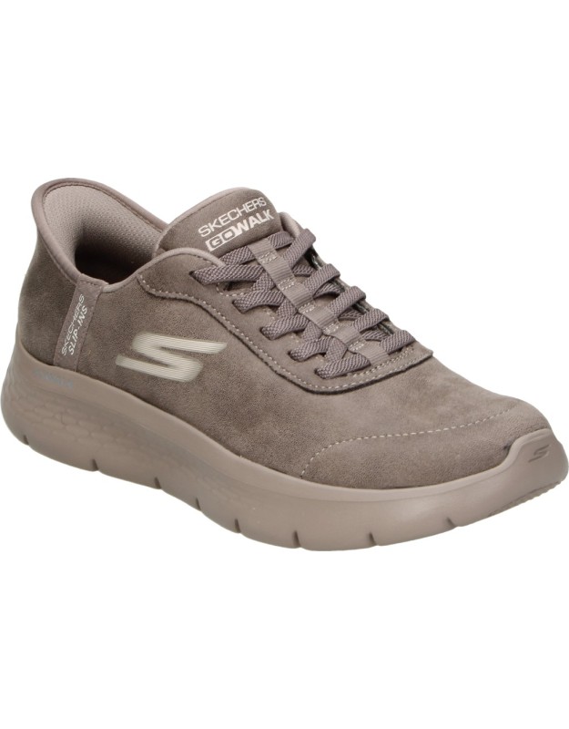 Zapatillas Skechers Slip-ins: GO WALK Flex Mali marrones 124837-brn