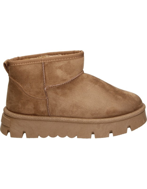 Botines australianos con plataforma SKASUAL 35-3295 en camel