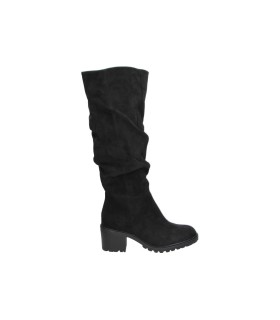 Botas altas con tacón Mustang Mayo negras para mujer 56246