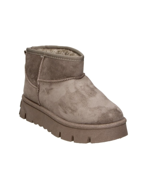 Botines australianos con plataforma SKASUAL 35-3295 en taupe