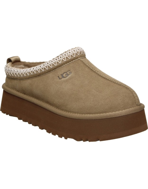 Zuecos con plataforma UGG Tazz II marrones para mujer