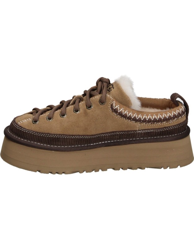 Zuecos con plataforma UGG Heritage Lace Up marrones para mujer