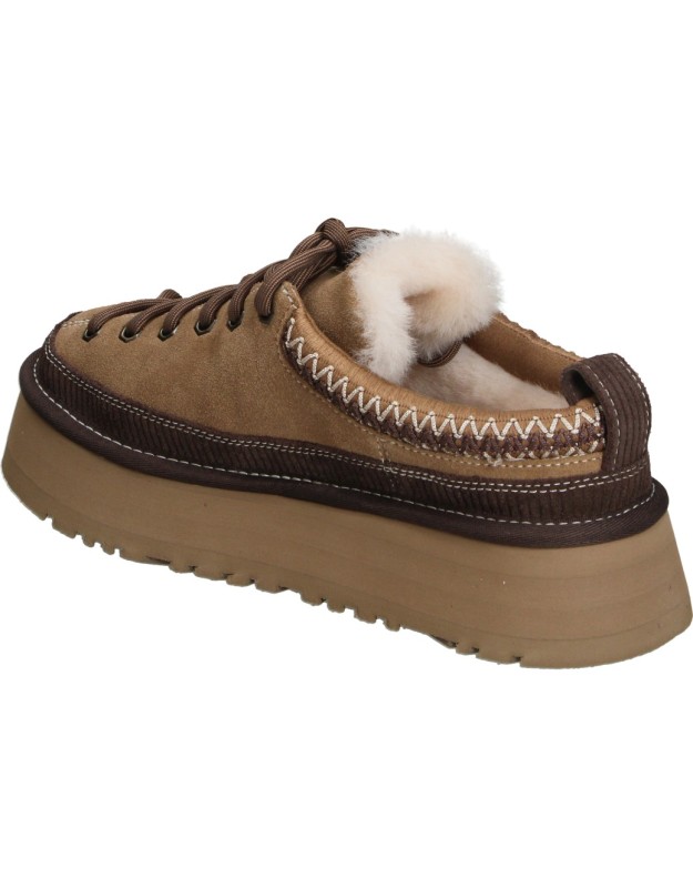 Zuecos con plataforma UGG Heritage Lace Up marrones para mujer