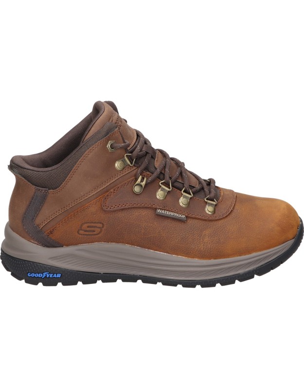 Botas waterproof Skechers Slip-ins Relaxed Fit Meroe Pikeman marrones